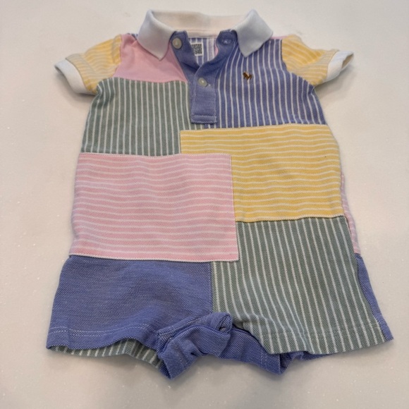 Ralph Lauren Multicolor Striped Kids One Piece - Picture 8 of 9